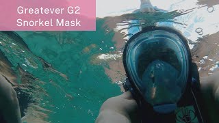 Greatever G2 Full Face Snorkel Mask Review  Foldable Panoramic View Snorkeling Mask [upl. by Chapen]