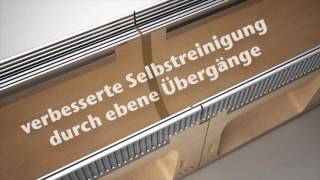 Entwässerungsrinne ACO Drain Multiline Seal in  serienmäßig mit integrierter Dichtung [upl. by Leschen516]