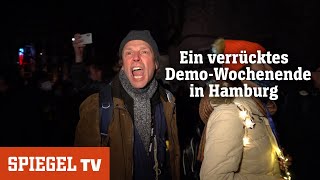 Spaziergänge Demos Aktionen Die CoronaProteste in Hamburg  SPIEGEL TV [upl. by Bred]