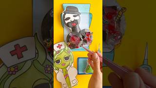 Incredibox Sprunki Cosmetics Surgery  Jiggly Big Balloon Black amp Vineria Doctor Squishy Paper [upl. by Pyszka3]