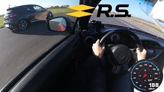 Toyota GT86 vs Renault Clio 4 RS 16 200 EDC [upl. by Hbaruas]