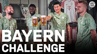 Kimde Ligt 🆚 DaviesLaimer  The great Paulaner Bayern Challenge 🍺 [upl. by Rubliw]