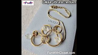 Lalique vibrante necklace [upl. by Arahs]