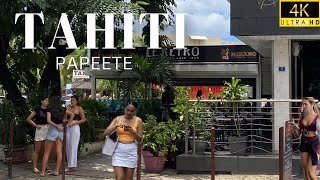 4K EXPLORING PAPEETE TAHITI‘S CAPITAL CITY FRENCH POLYNESIA🇵🇫 WALKING TOUR [upl. by Saphra]