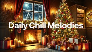 3 Hours Christmas Music Playlist  Cozy Ambience with Relaxing Fireplace [upl. by Hebrew]