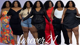 Forever 21 Plus Size  Curve 3X4X TryOn Haul  Collective  Cargos Dresses Tops amp More [upl. by Basil]