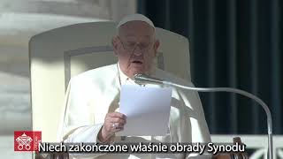 Papież do Polaków Bądźcie otwarci na Ducha Świętego [upl. by Eittik]