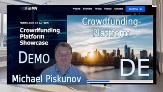 Demo der WhiteLabelCrowdfundingPlattform von FinMVcom [upl. by Euqinimod344]