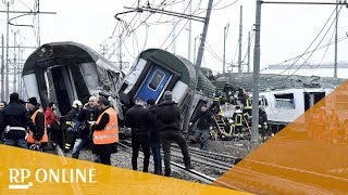 Tote und viele Verletzte bei Zugunglück nahe Mailand [upl. by Jessy]