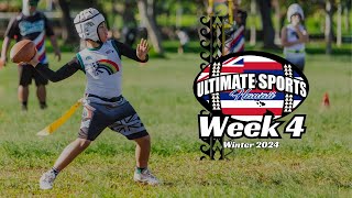 Week 4 Winter 2024  Ultimate Sports Hawaii  quotAlanui I Ka Hookuku”  Flag Football  Oahu Hawaii [upl. by Himelman]