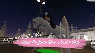 • How to film like Amberley Mobile edition  OUT OF RP • [upl. by Ellehcem]