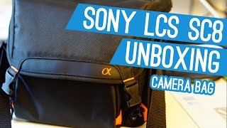 Sony LCS  SC8 Kameratasche  Unboxing w Eng Subs [upl. by Nanah]