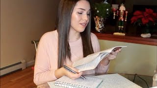 ASMR  Bible Study  Whisper Reading  Writing  Inaudible [upl. by Eimmaj208]