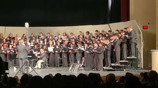 Region 29 Mixed Choir sings “Lacrimosa amp Amen” Medley at Marshall HS [upl. by Uhsoj837]