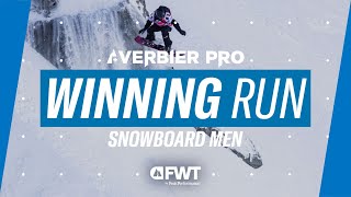 Victor De Le Rue I Snowboard Men Winning Run I 2024 Verbier Pro [upl. by Biel]