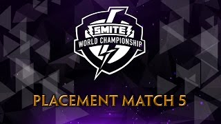 SMITE World Championship 2017  Placement Match 5 [upl. by Glennis]