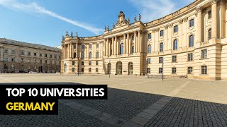 Top 10 Best Universities in GERMANY  2024 College Rankings [upl. by Mastat]