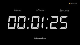 1Minute 25 Second Timer  Clean and Sleek Countdown [upl. by Gwenneth409]