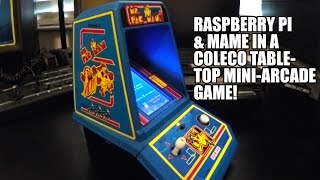 Retro Coleco Tabletop Arcade Game w Rapsberry Pi and MAME [upl. by Alra]