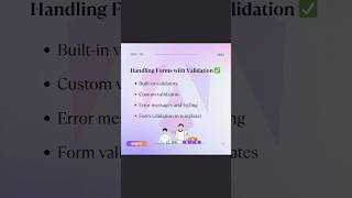 Day18 Handling Forms with Validation shorts youtubeshorts viralshorts viralvideo trending [upl. by Barfuss]