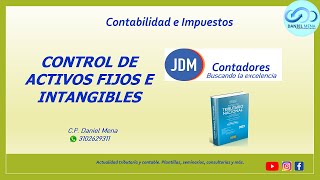 Control de los Activos Fijos e Intangibles [upl. by Nylrahs]