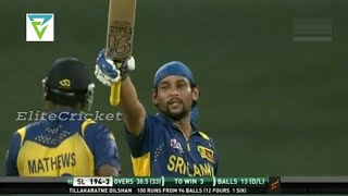 Tillakaratne Dilshan on his 250th ODI Scores a Match Winning 14th ODI century cricket dilshan [upl. by Brynna]