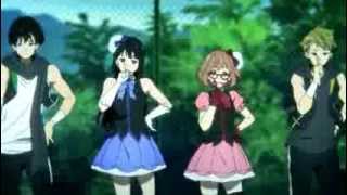 Kyoukai no kanata Dance Cap 6 Yakusoku no kizuna  lyrics [upl. by Xylia]