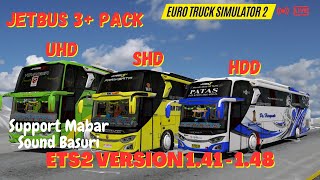 REWORK  JETBUS 3 PACK BY DINY EURO TRUCK SIMULATOR 2  VERSION 141  148 [upl. by Bertha]