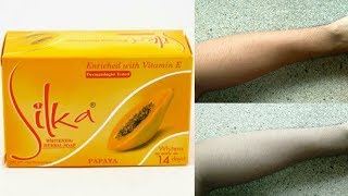 Silka Papaya Whitening Soap Review [upl. by Salahi]