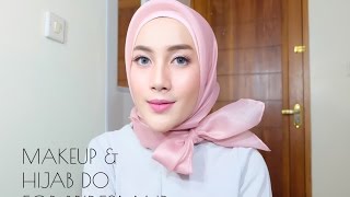 MAKEUP amp HIJAB DO FOR BRiDESMAID  ASHRYRRABANI [upl. by Dody265]