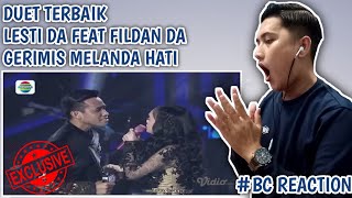 DUET TERBAIK  LESTI FEAT FILDAN  GERIMIS MELANDA HATI  REACTION [upl. by Maren]