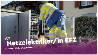 Die Ausbildung als Netzelektrikerin EFZ  Werke am Zürichsee  Lehrstellenvideo und  Yousty [upl. by Xonnel]