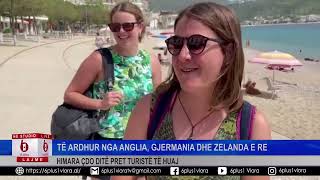 Himara çdo ditë pret turistë të huaj  Të ardhur nga Anglia Gjermania dhe Zelanda e Re [upl. by Rem]