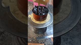 chocolate garnishing cake new design short viral yt [upl. by Daniele]