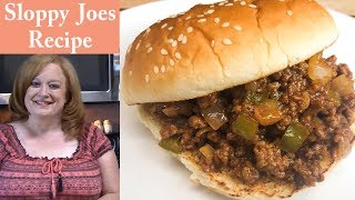 SLOPPY JOES RECIPE  SIMPLE EASY amp DELICIOUS [upl. by Ellivnarg]