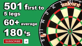 501 Darts Match GiK vs outshotdarts first to 5 Legs [upl. by Ivor]