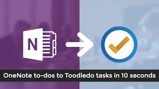 OneNote to Toodledo Integration  Todos [upl. by Edwine]