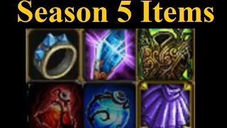 New Season 5 Items  New Regen System  Old Item Balance Changes  2015 LoL Items [upl. by Chyou812]