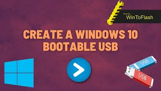 How to create a Windows 10 Bootable USB  Level 1 [upl. by Animas72]