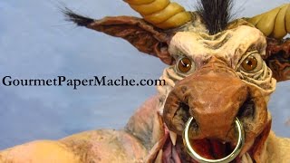 Paper Mache Minotaur [upl. by Lehsar123]