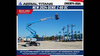 NEW 2024 GENIE Z60 DC FOR SALE Boomlift genielift [upl. by Ogaitnas]