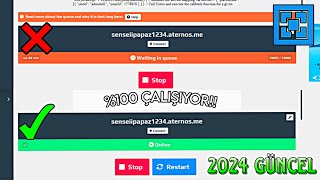 ATERNOS SIRA BEKLENİYOR ÇÖZÜMÜ  \u00100 Çalışıyor  2024 GÜNCEL [upl. by Philis]