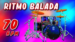 Ritmo de balada 70 bpm base de batería [upl. by Rees]