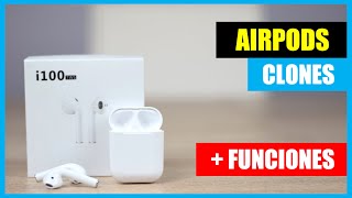 Airpods FALSOS  🎧 i100 TWS  Los MEJORES CHINOS 🤑 [upl. by Adnertal]