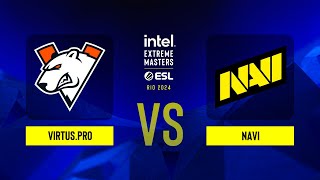 Virtuspro vs NAVI  IEM Rio 2024  Quarterfinal [upl. by Ethelinda922]