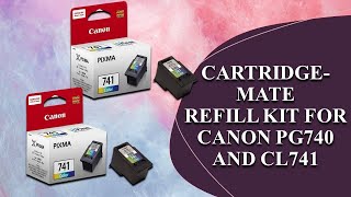 CANON CL741 USING REFILL KIT [upl. by Chadwick193]