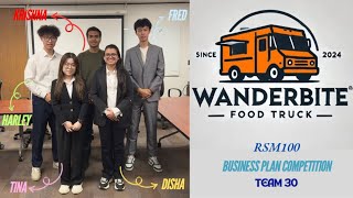 WanderBite  RSM100 Case Competition Team 30  Disha Agarwwal [upl. by Porter]