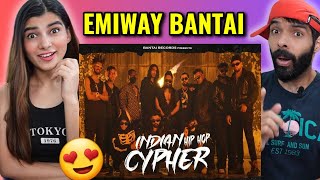 EMIWAY BANTAI X BANTAIRECORDSOFFICIAL  THE INDIAN HIP HOP CYPHER  OFFICIAL MUSIC VIDEO  REACTION [upl. by Shanda]