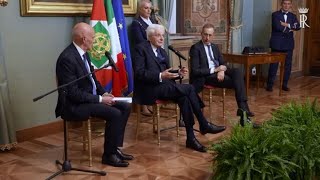 Mattarella quotServe una spinta vigorosa per le cure palliativequot [upl. by Eisaj]