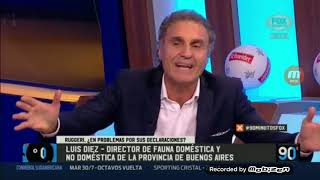 Óscar “Cabezonquot Ruggeri Imperdible charla con “Luis Diezquot en 90MINUTOSFOX [upl. by Gerianna]